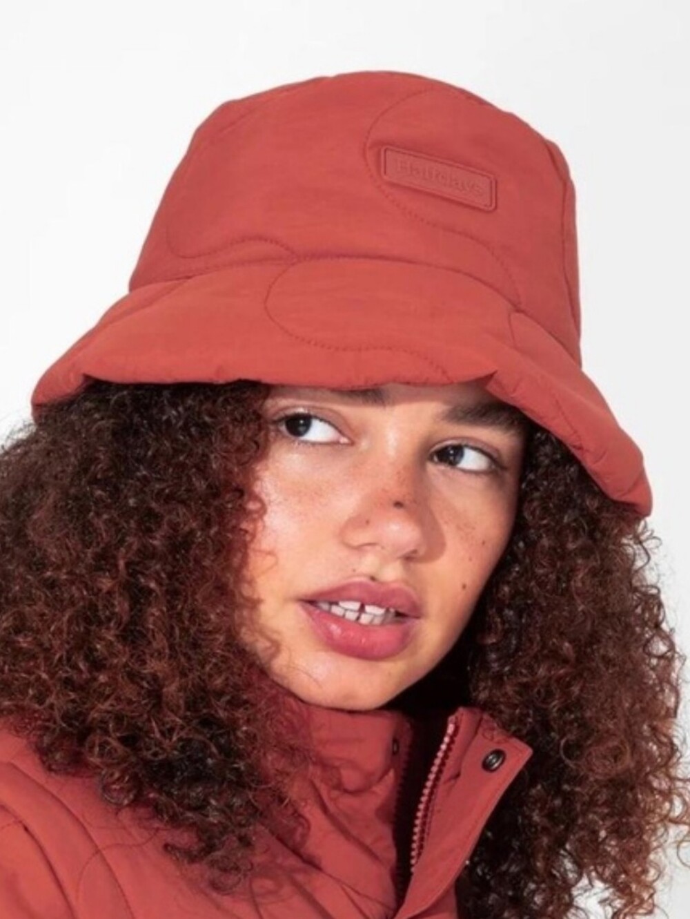 Halfdays Golden Bucket Hat Orange Rust